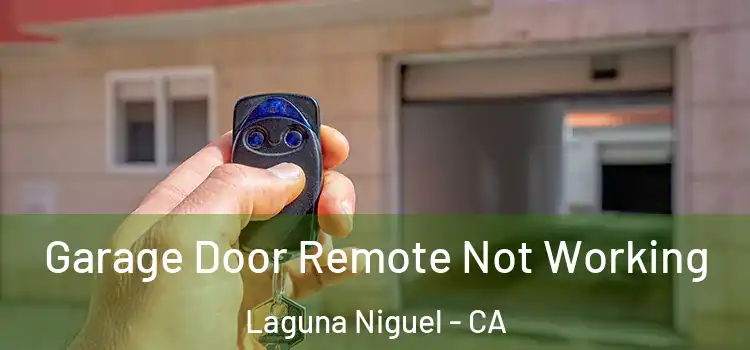 Garage Door Remote Not Working Laguna Niguel - CA
