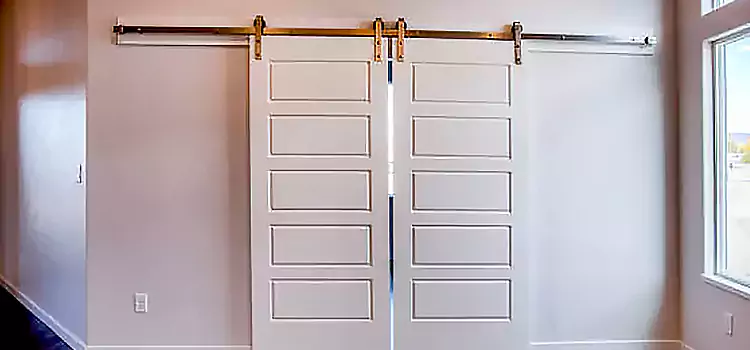 Glass Barn Door with Installation Hardware Kit Laguna Niguel