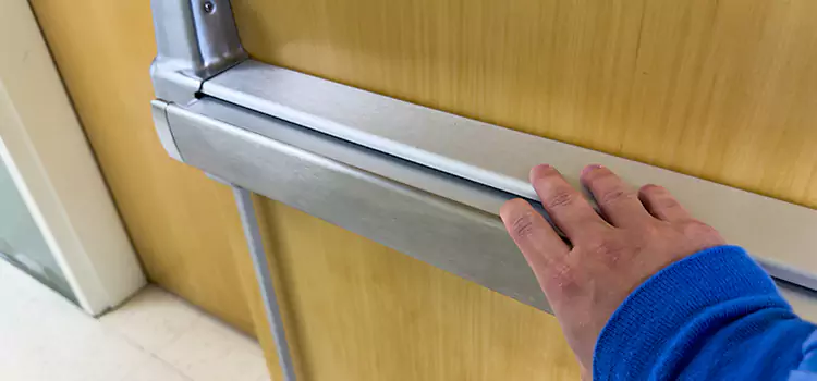 Installing a Push Bar on a Door Laguna Niguel